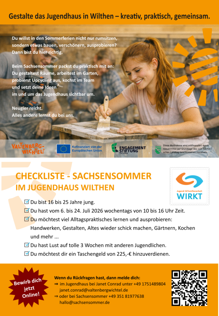 Sachsensommer beim Jugenhaus in Wilthen